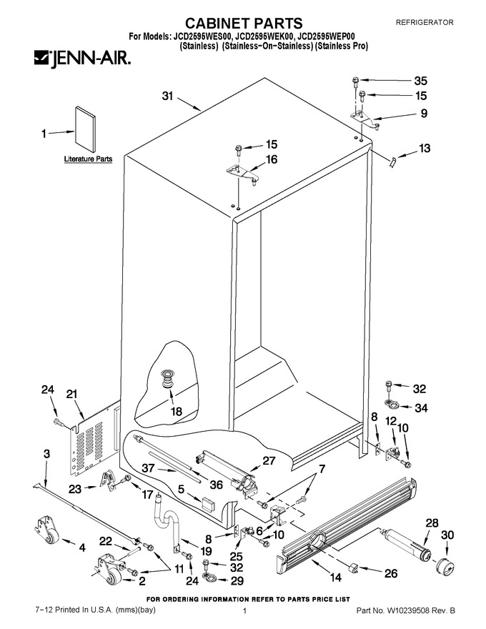Diagram for JCD2595WEP00