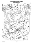 Diagram for 04 - Dryer Bulkhead Parts