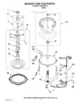 Diagram for 03 - Basket And Tub Parts