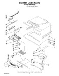 Diagram for 02 - Freezer Liner Parts