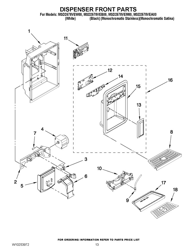 Diagram for MSD2578VEA00