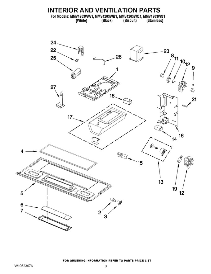 Diagram for MMV4203WW1
