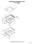 Diagram for 03 - Refrigerator Shelf Parts
