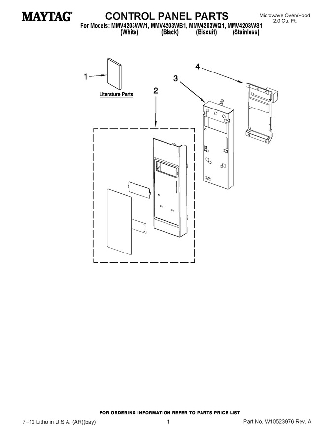 Diagram for MMV4203WQ1