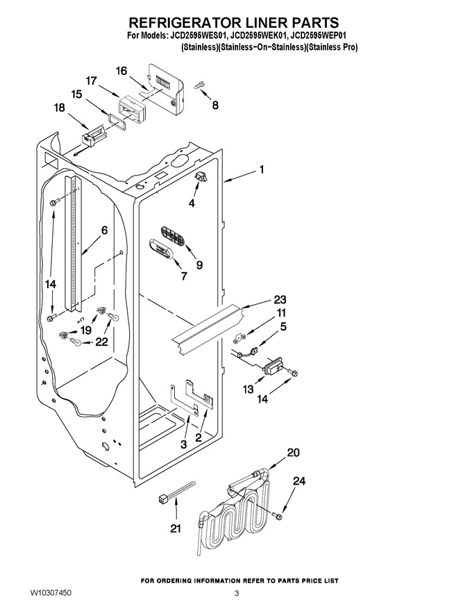 Diagram for JCD2595WES01