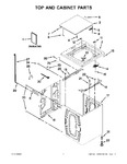 Diagram for 01 - Top And Cabinet Parts