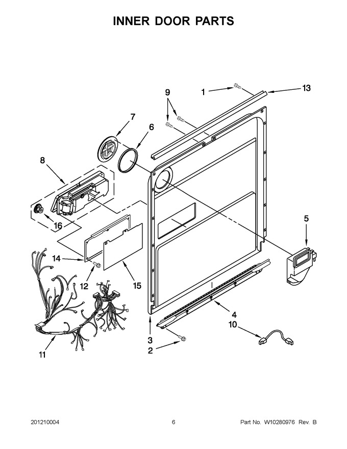 Diagram for JDB3650AWF0