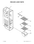 Diagram for 04 - Freezer Liner Parts