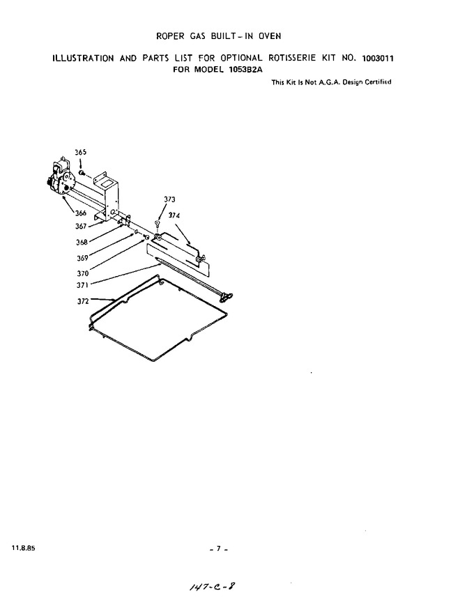 Diagram for 1053B2A