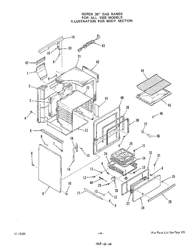 Diagram for 1305^1A