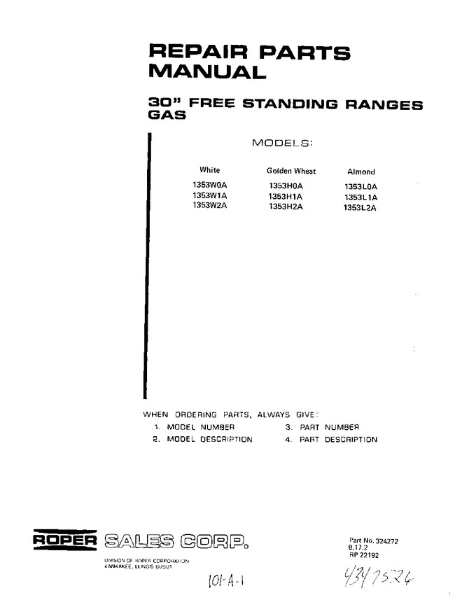 Diagram for 1353^0A