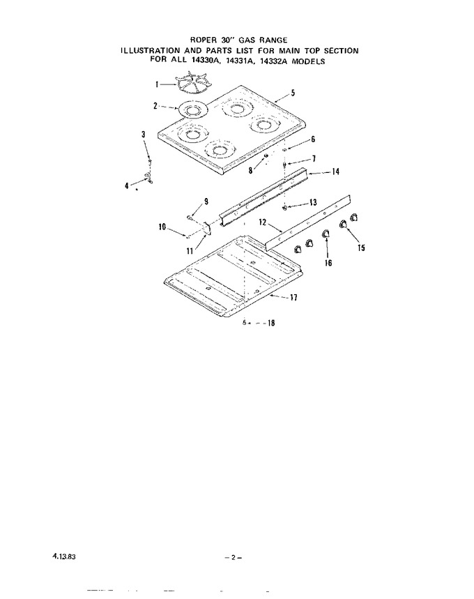 Diagram for 1433W1A
