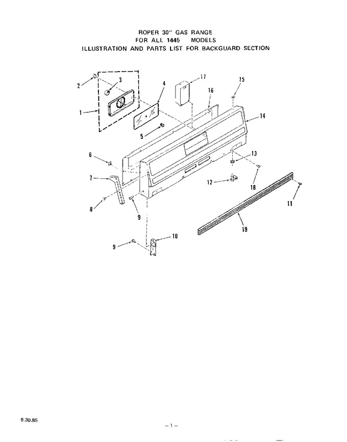 Diagram for 1445W1A