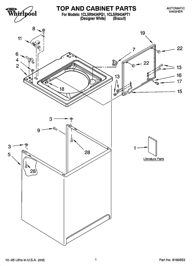 Diagram for 1CLSR9434PT1