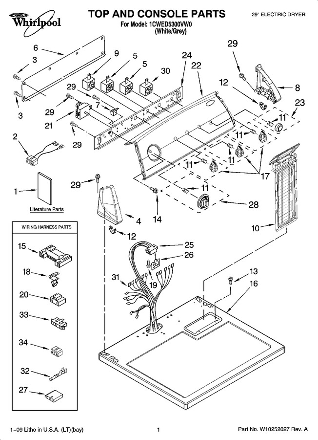 Diagram for 1CWED5300VW0