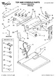 Diagram for 01 - Top And Console Parts