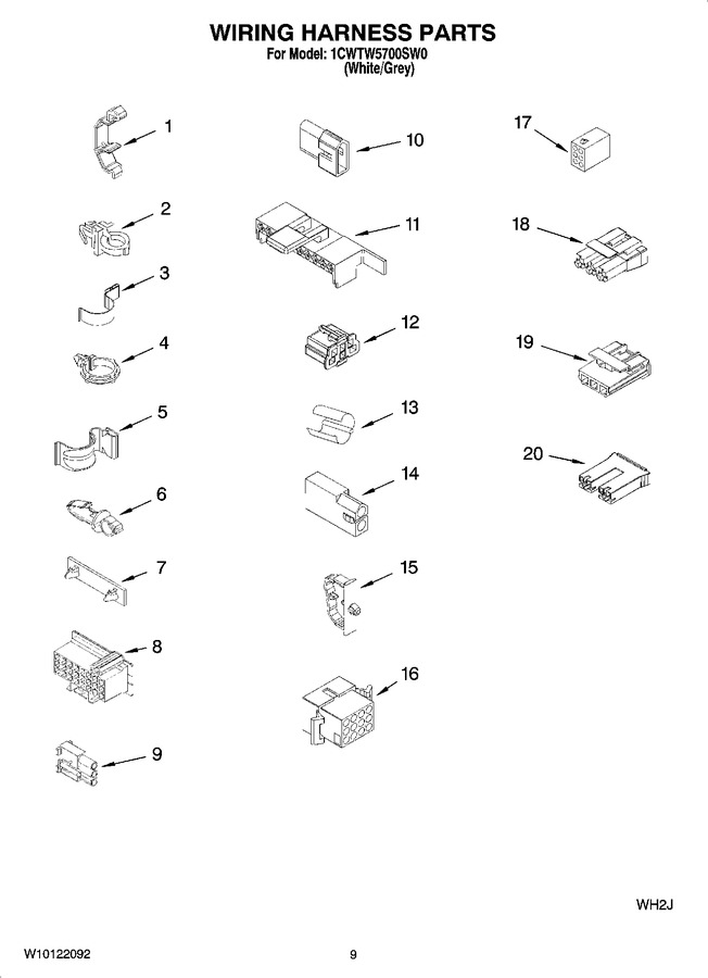 Diagram for 1CWTW5700SW0