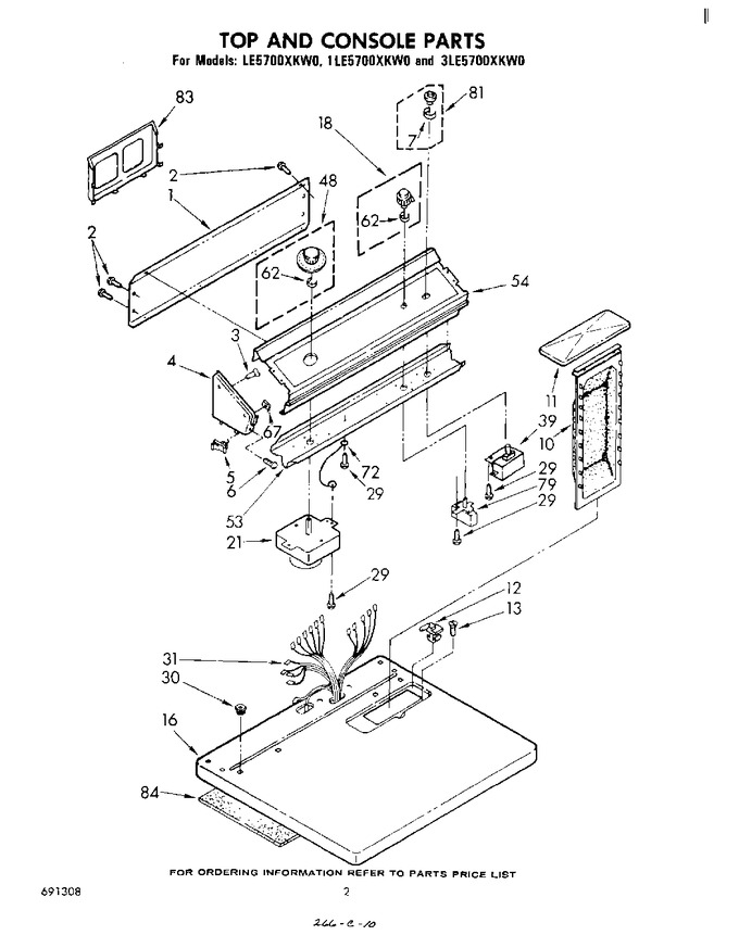 Diagram for LE5700XKW0