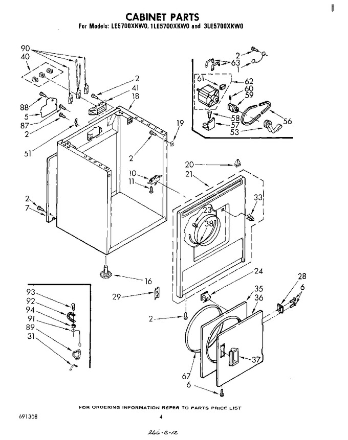Diagram for LE5700XKW0