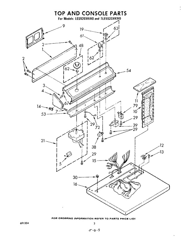 Diagram for LE5920XKW0