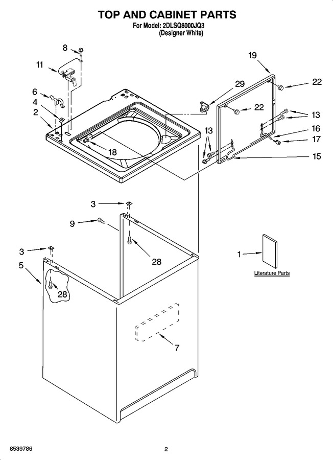 Diagram for 2DLSQ8000JQ3
