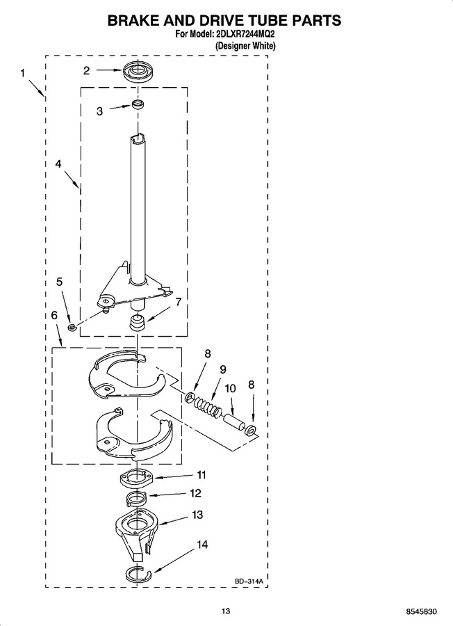 Diagram for 2DLXR7244MQ2