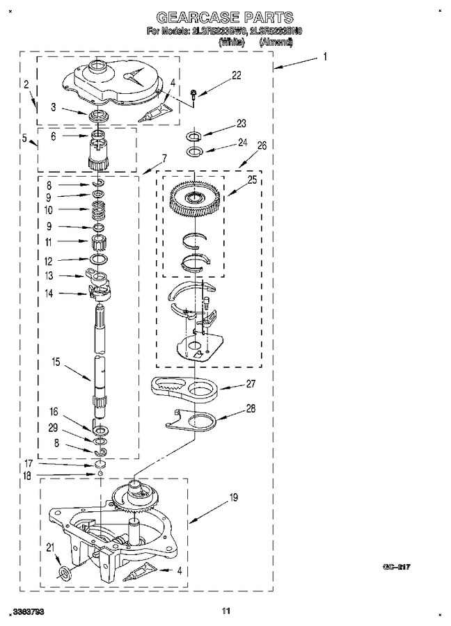 Diagram for 2LSR5233BW0