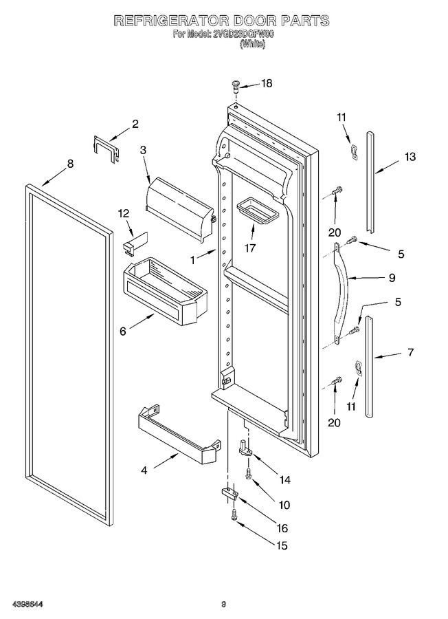 Diagram for 2VGD23DQFW00