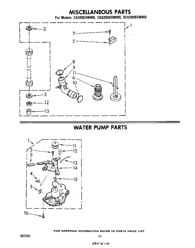 Diagram for CA2000XMW0
