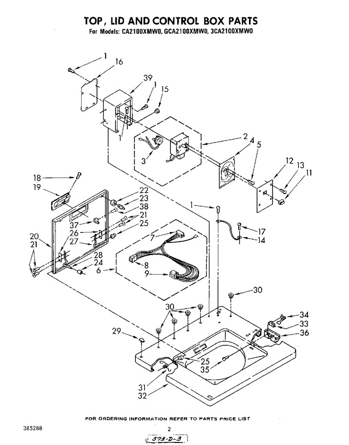 Diagram for GCA2100XMW0