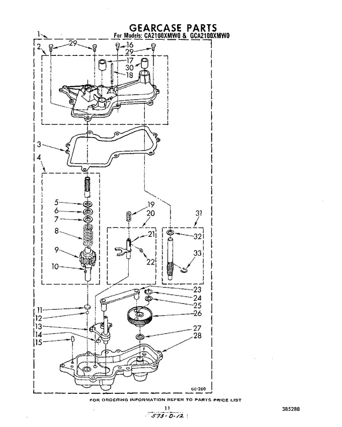 Diagram for 3CA2100XMW0