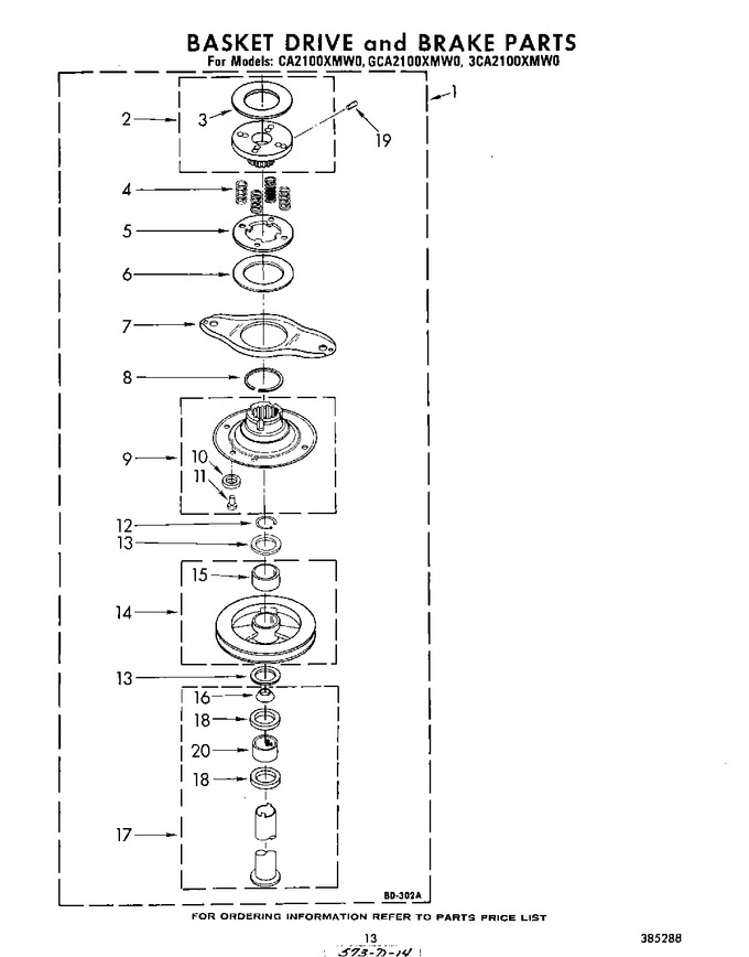Diagram for GCA2100XMW0