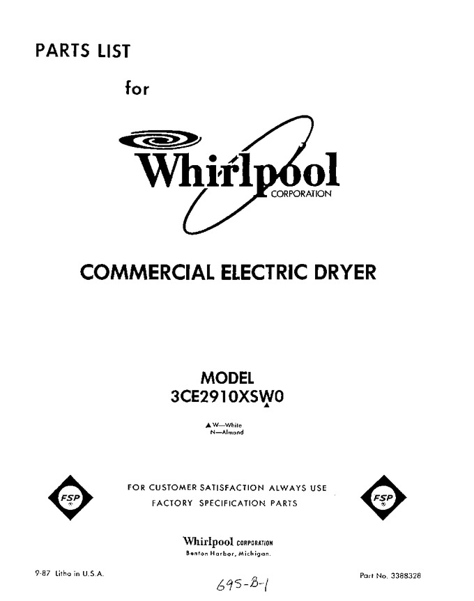 Diagram for 3CE2910XSW0