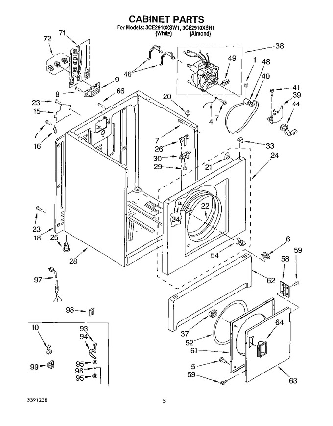 Diagram for 3CE2910XSW1