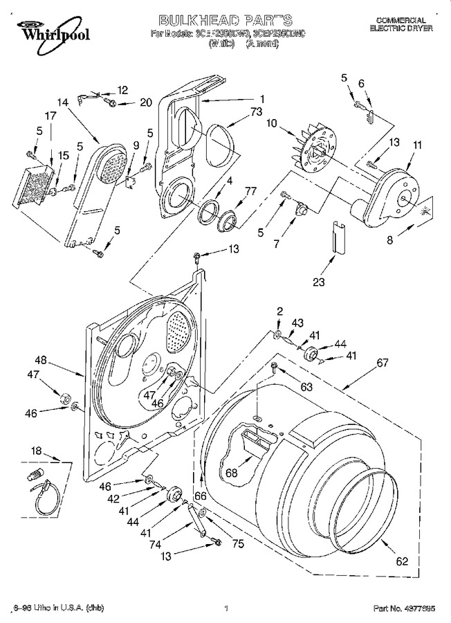 Diagram for 3CEP2950DW0
