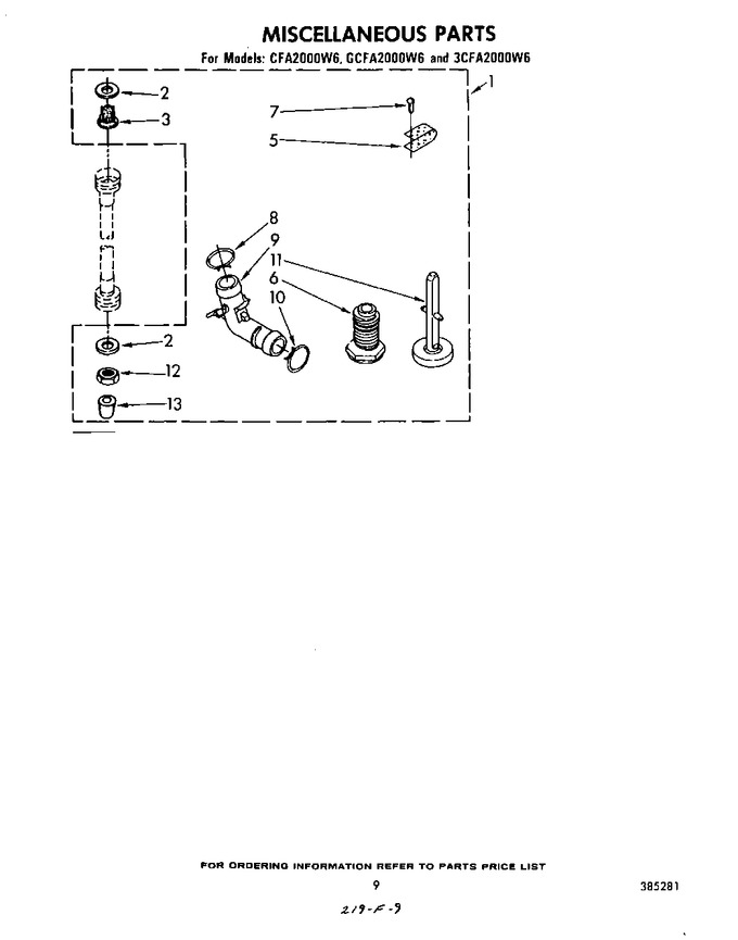 Diagram for GCFA2000W6