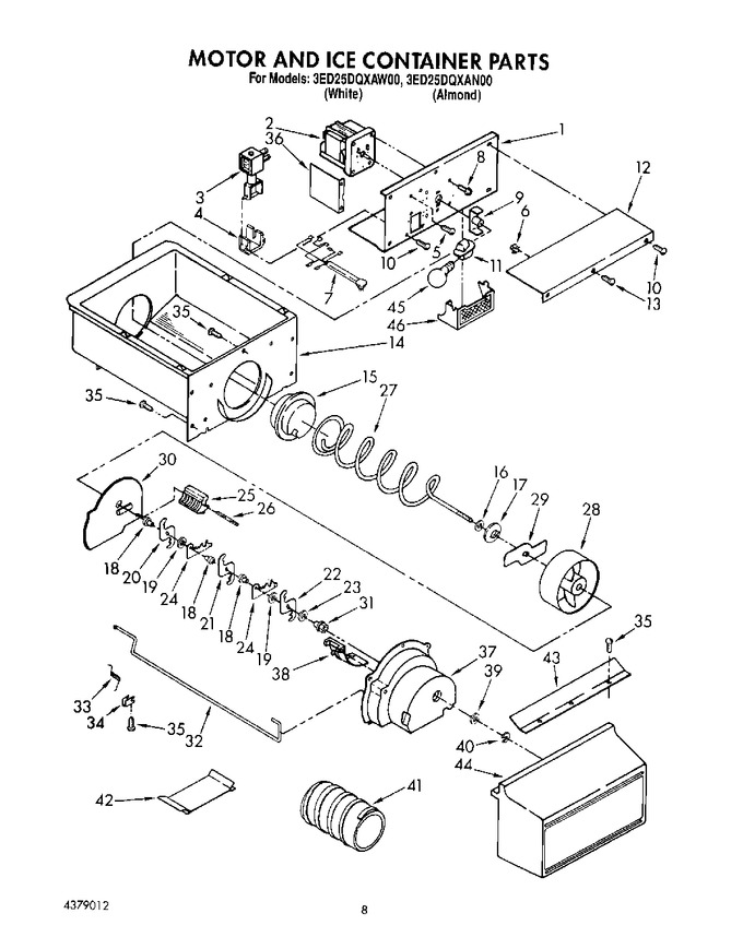 Diagram for 3ED25DQXAW00