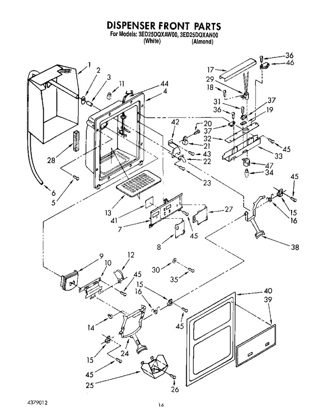 Diagram for 3ED25DQXAW00