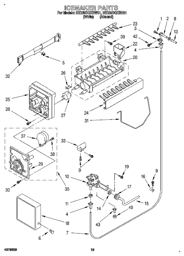 Diagram for 3ED25DQXBW01