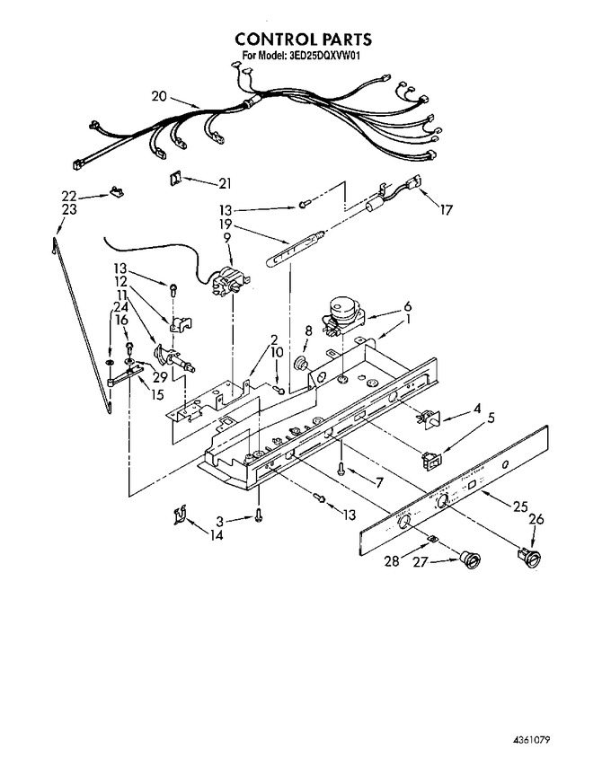 Diagram for 3ED25DQXVW01