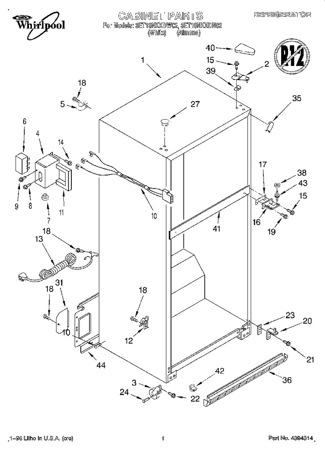 Diagram for 3ET16NKXDW02
