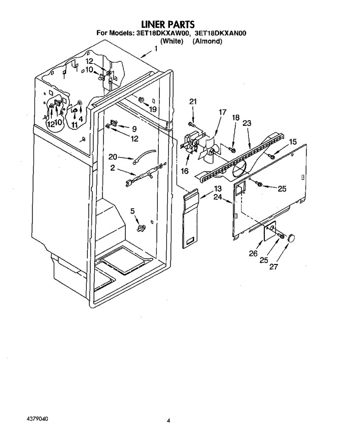 Diagram for 3ET18DKXAW00