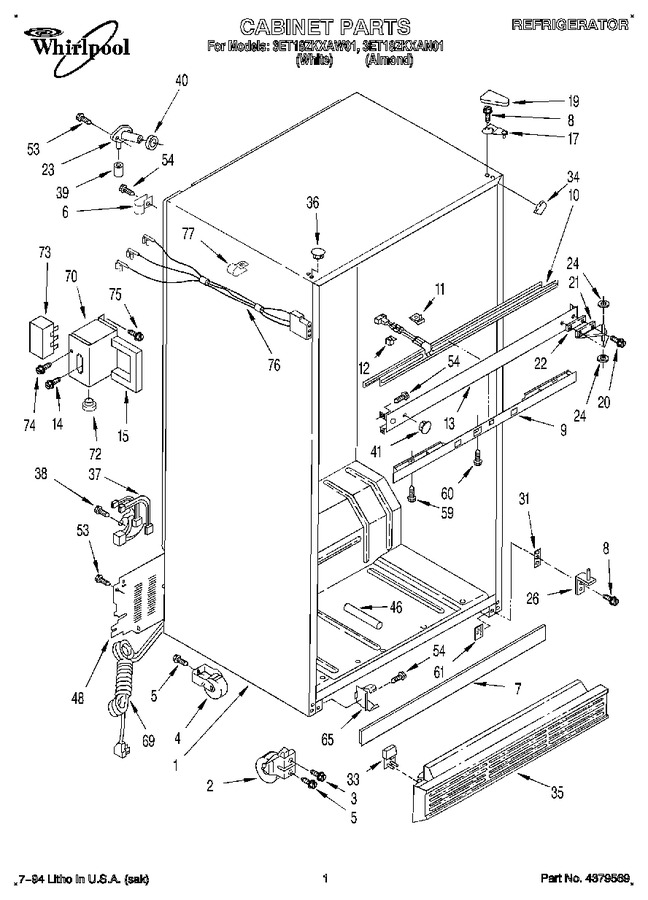 Diagram for 3ET18ZKXAW01
