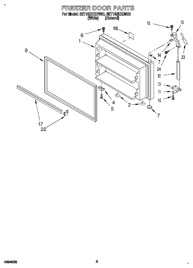 Diagram for 3ET18ZKXDW00