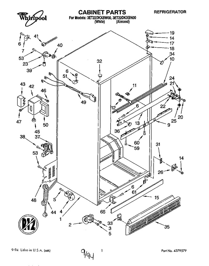 Diagram for 3ET22DKXBW00