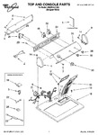 Diagram for 01 - Top And Console Parts