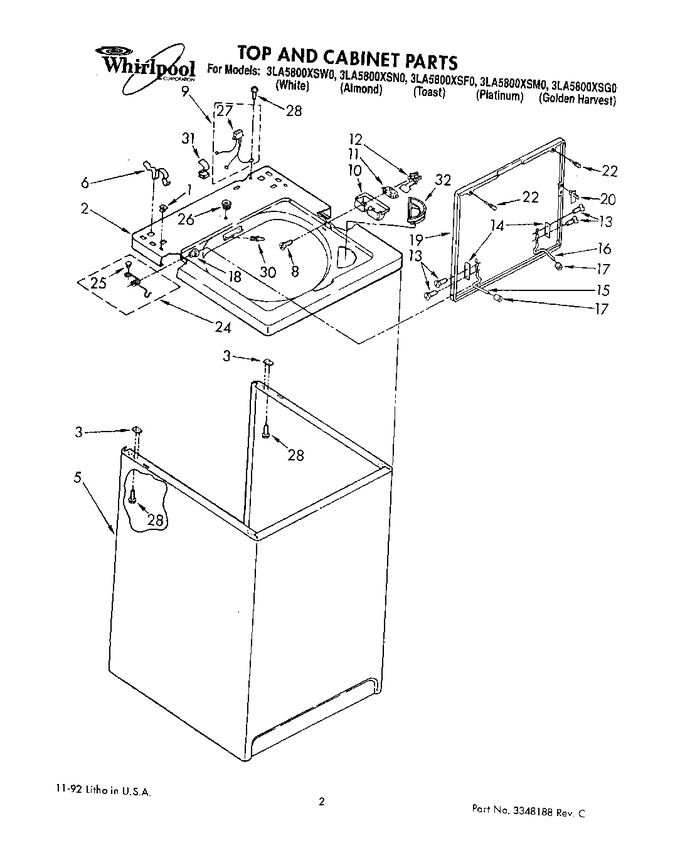 Diagram for 3LA5800XSW0