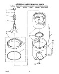 Diagram for 03 - Agitator, Basket And Tub