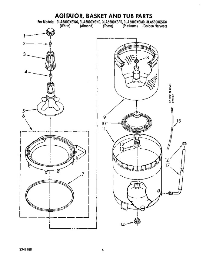 Diagram for 3LA5800XSW0