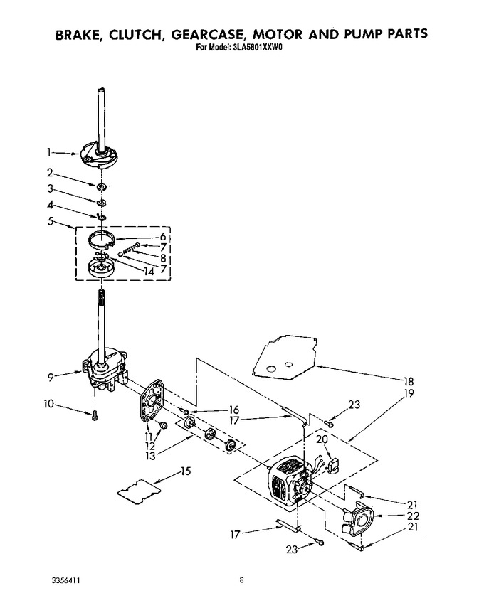 Diagram for 3LA5801XXW0